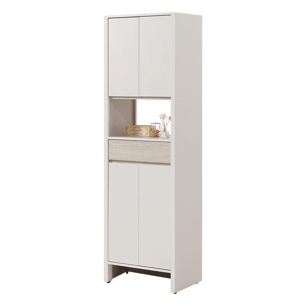 【唯熙傢俱】紀薇橡木雙色2尺鞋櫃