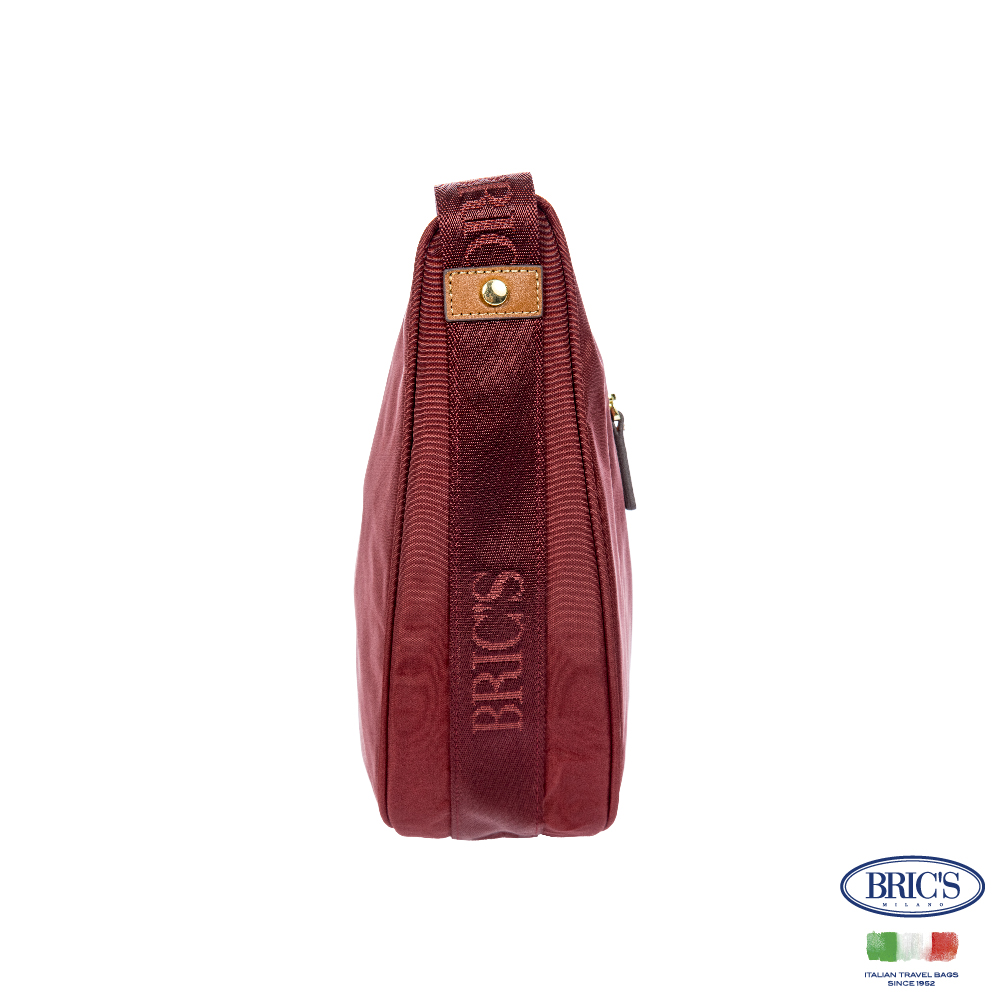 【Bric's】 X-collection 半月側背包 BXG45052 - 波爾多酒紅色, , large
