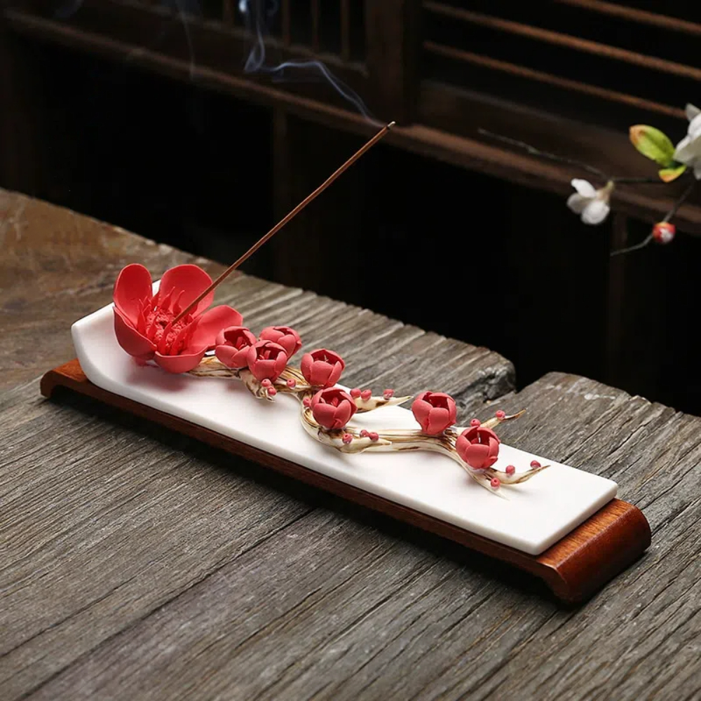 【A&R】招財開運 梅花梅花幾月開香插香薰爐  