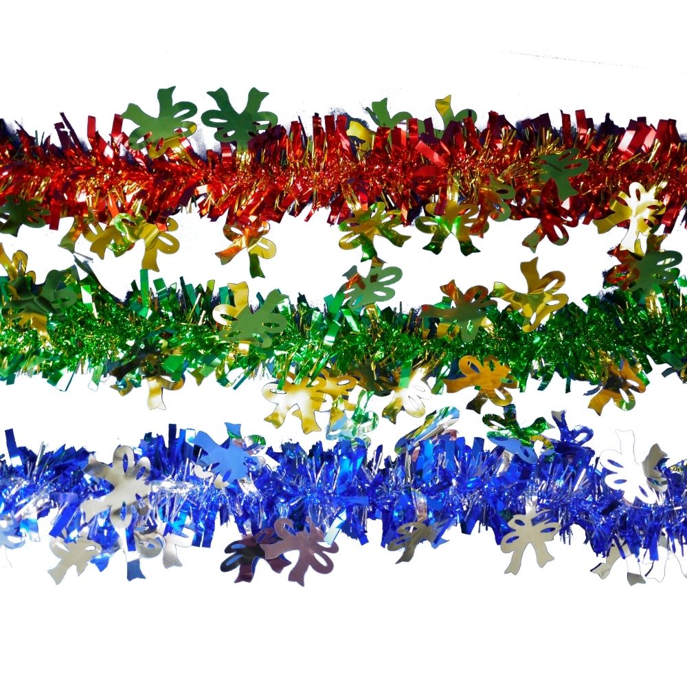 twicolor bow glitter strips, , large