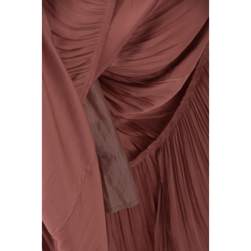 (S) 質感棕色長裙二手衣, , large