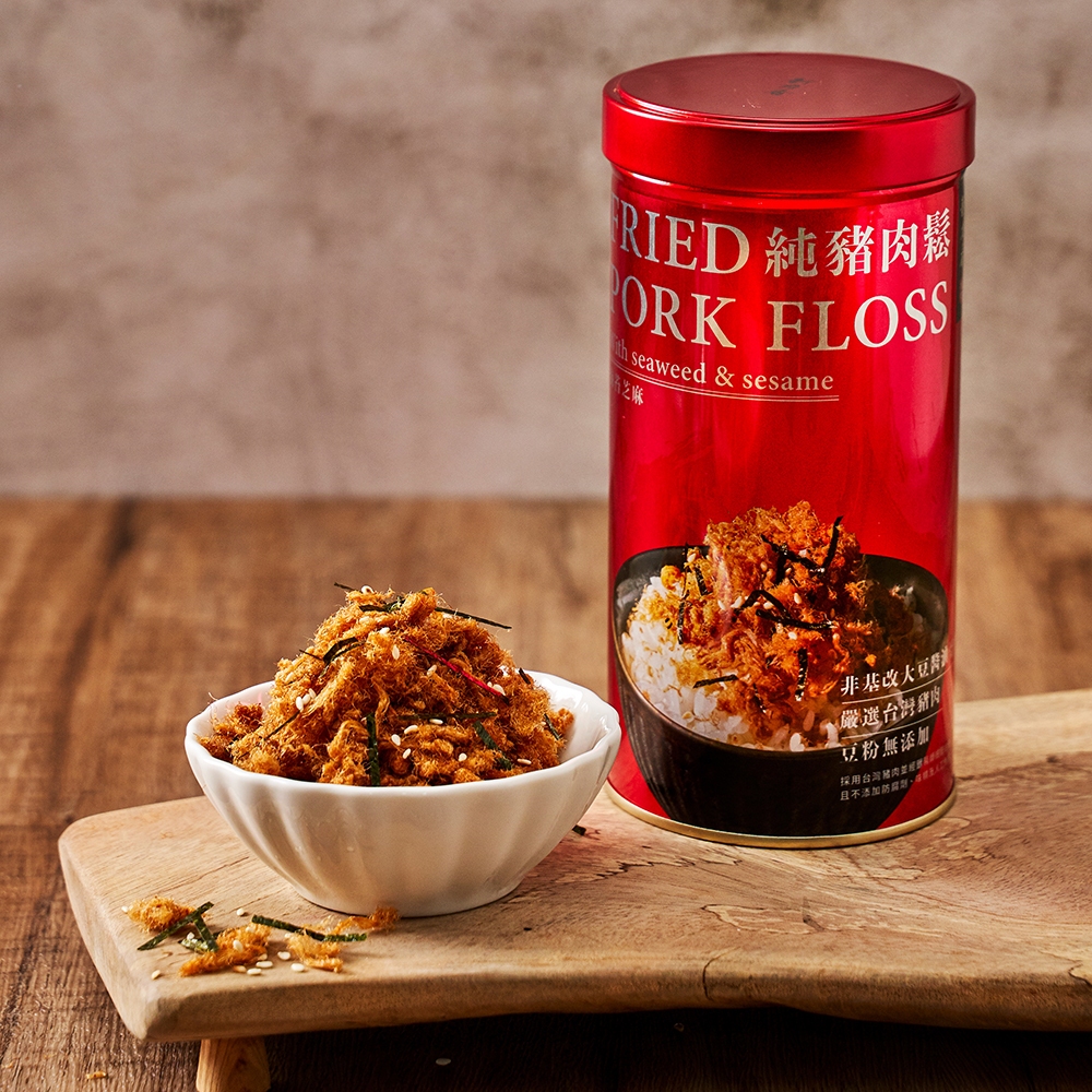 [ 媽媽的廚房 ] 純豬肉鬆禮盒 ( 附提袋 ), , large