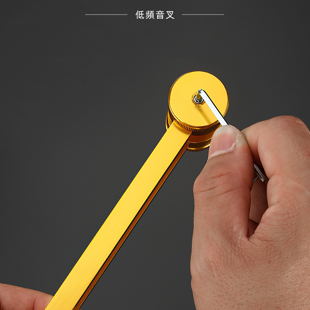 【上手家居】低頻音叉 128Hz 銀色 21.5cm 套裝4件組(音叉/樂器/采耳工具/紓壓), , large