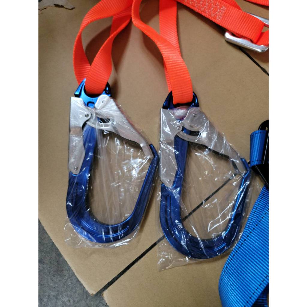 WIN 五金 FKS BOST快扣式背負式安全帶 鋁合金鉤 雙大鉤 降落傘安全帶 高空安全 安全帶 工安產品, , large