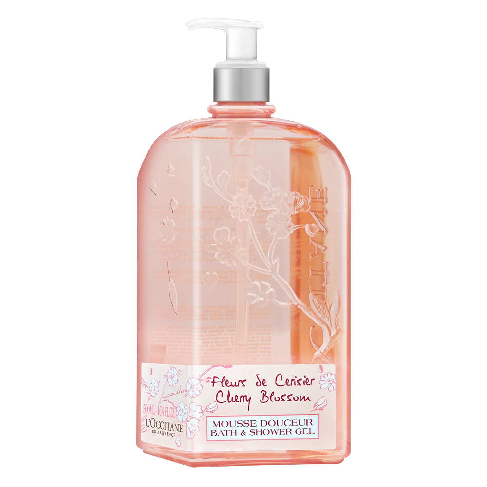 【L'OCCITANE 歐舒丹】櫻花沐浴膠 500ml, , large