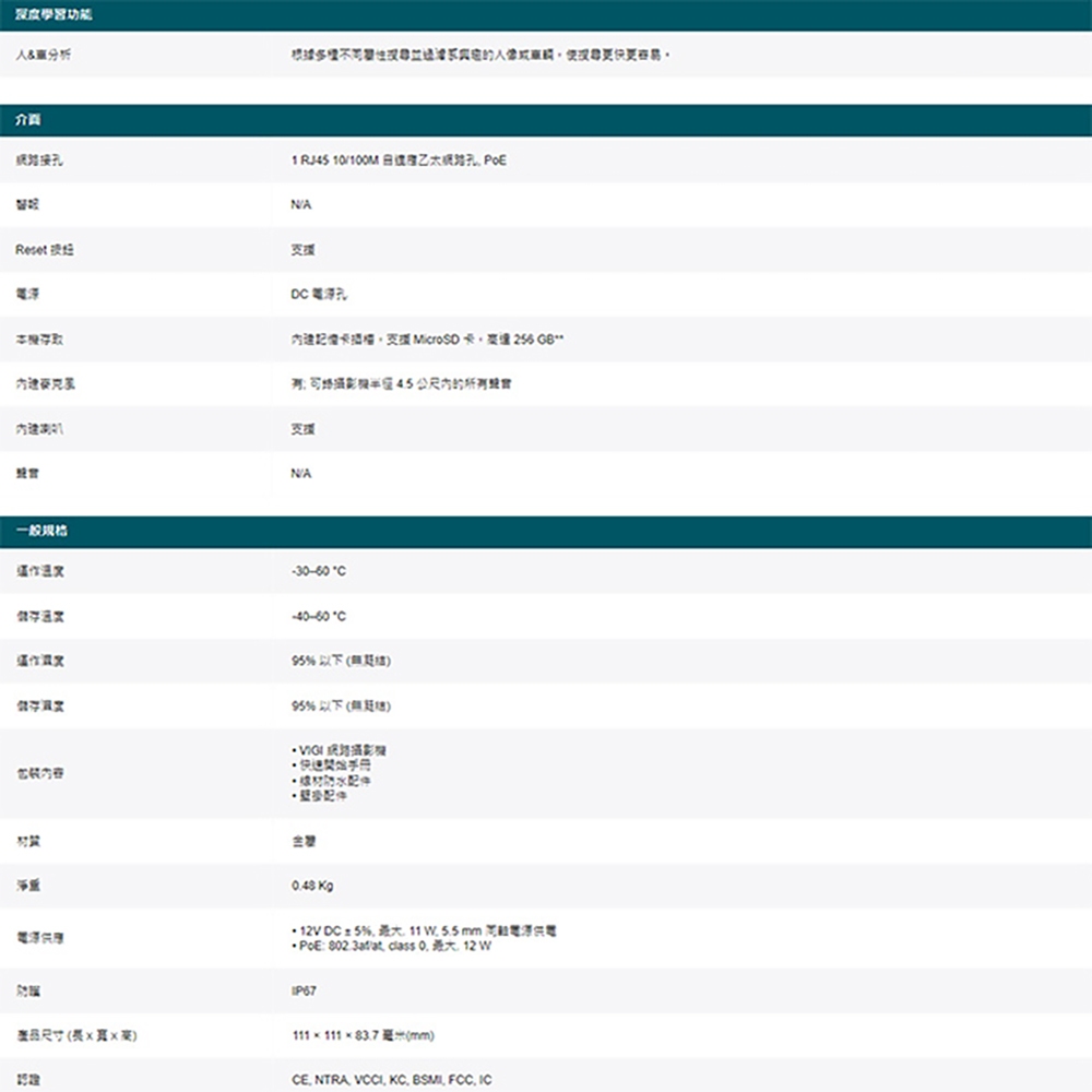 TP-LINK 2入組合 昌運監視器 VIGI C445 400萬 全彩紅外線半球網路攝影機 PoE網路監控攝影機, , large