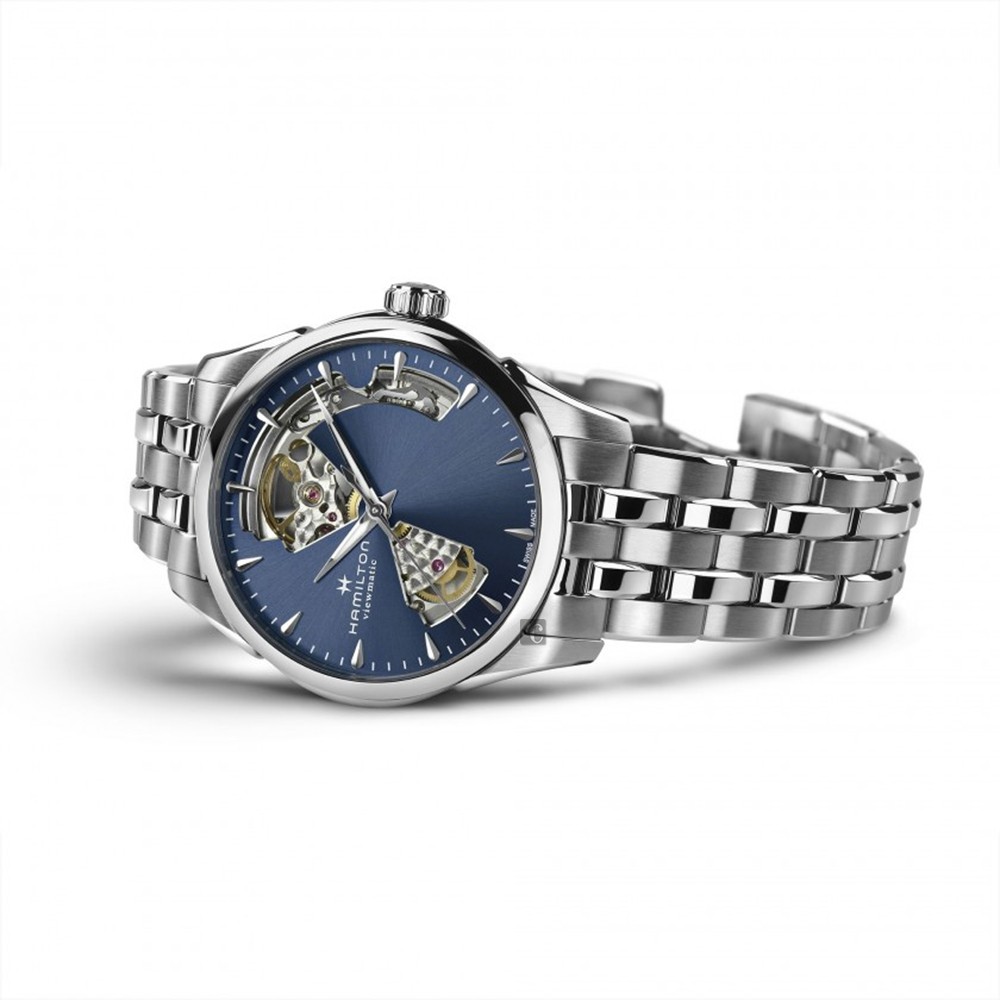 Hamilton 漢米爾頓 Jazzmaster 鏤空機械錶-36mm H32215141, , large