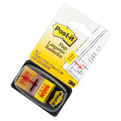 3M 680-9 SIGN HERE 利貼指示標籤, , large