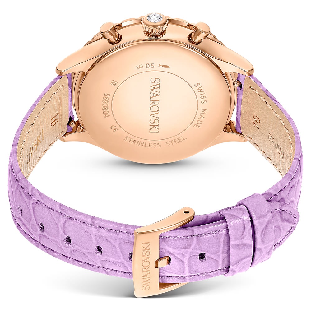 SWAROVSKI 施華洛世奇 Octea Chrono 水晶計時手錶 女錶 送禮推薦-37mm 5690804, , large