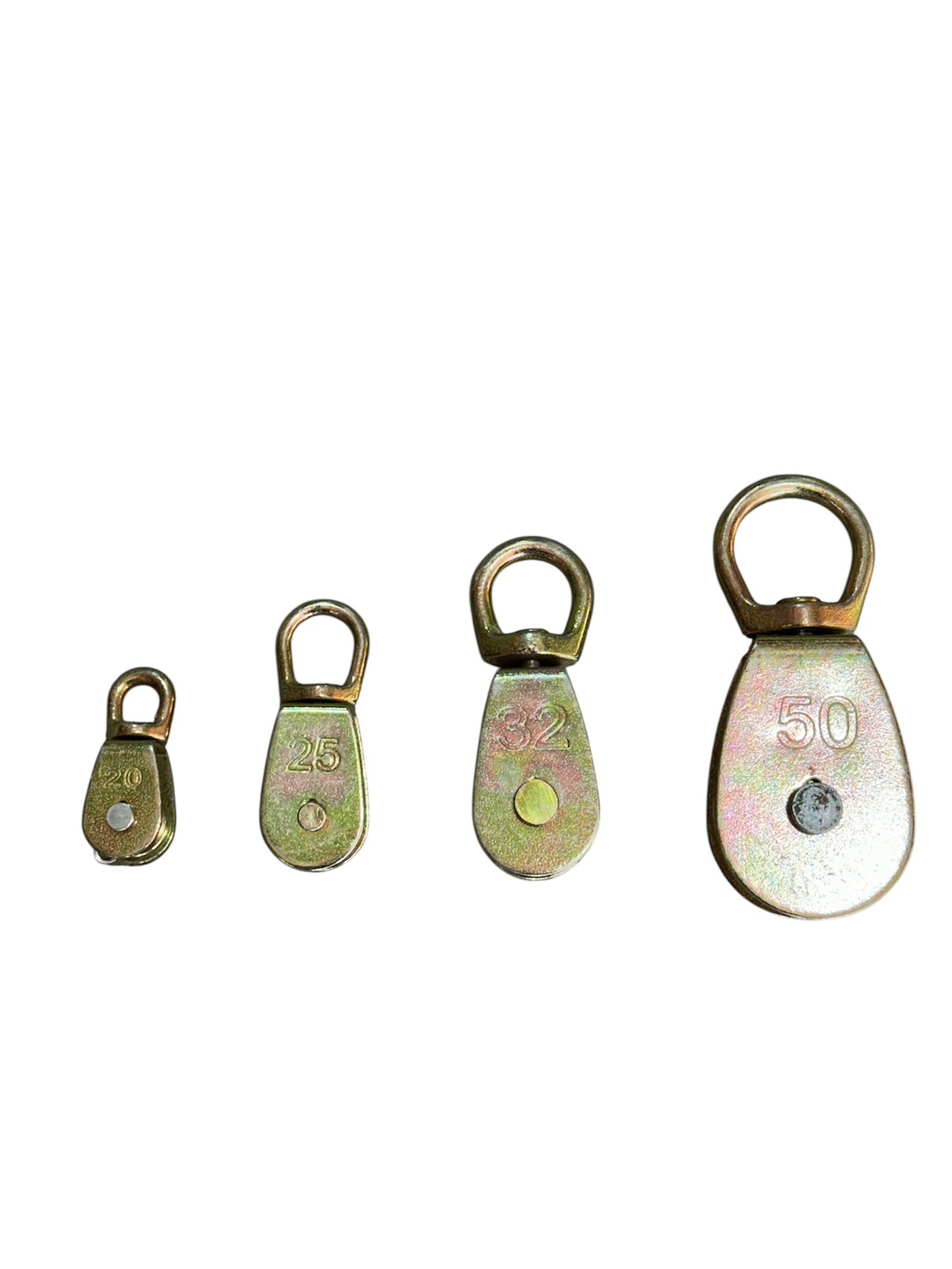 WIN五金 單輪鐵製鍍鋅滑車 <25mm> 豆滑車 滑車滾輪 鐵單滑輪 定滑輪 吊輪 牽引輪 天車輪 定輪, , large