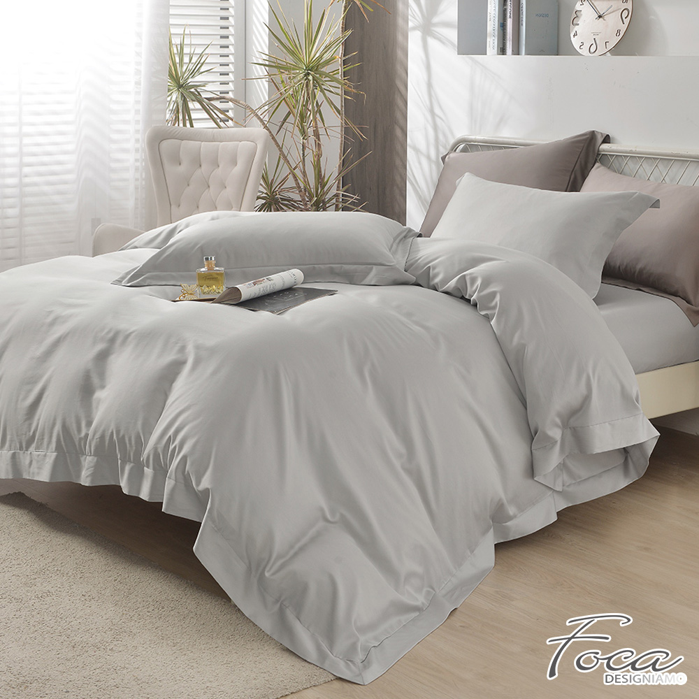 【FOCA】 Sesame milk cap | Tea Time 60-count Tencel Cotton Dual-purpose Quilt and Bed Sheet Set – Single, , large