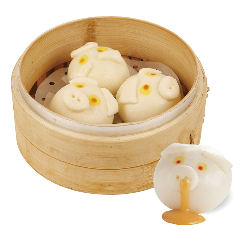 piggy custard buns, , large