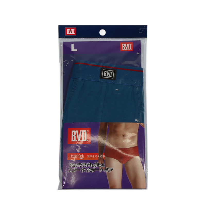 BVD彈性平口褲, L, large