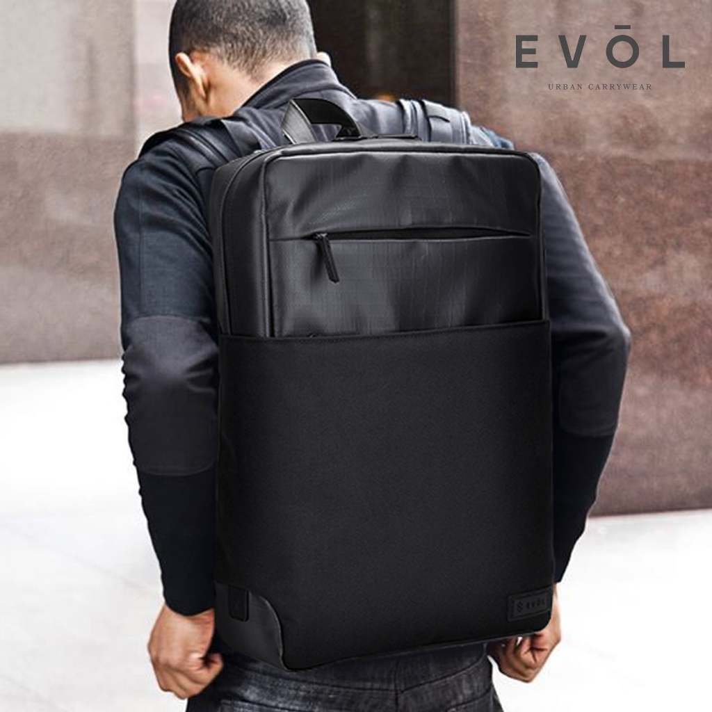 EVOL 15.6″ BYRON CORE WATER REPELLANT LAPTOP BACKPACK, , large