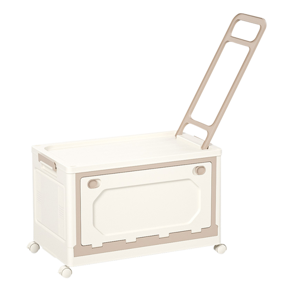 【ENNE】多功能移動式拉桿折疊帶輪儲物收納箱(折疊置物箱/收納神器/居家收納/書箱收納/玩具收納/衣物收納/移動式收納箱/滾輪收納箱/戶外露營收納箱)(F0004-55A), , large