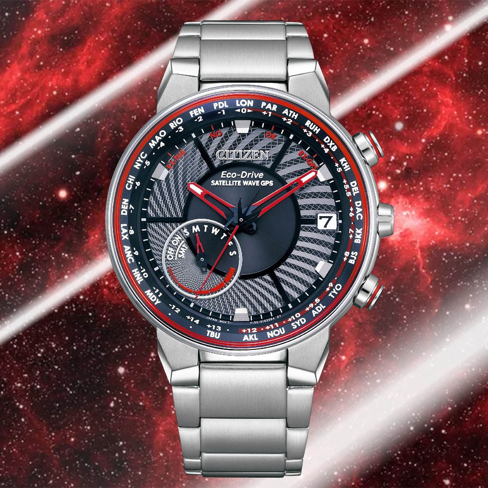 CITIZEN 星辰 GPS衛星對時光動能手錶 CC3031-51E, , large