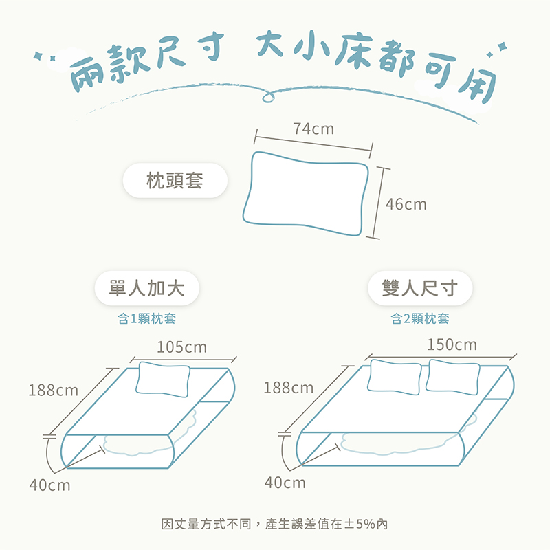 ［熊棉］絲柔夢境天絲棉床包, , large