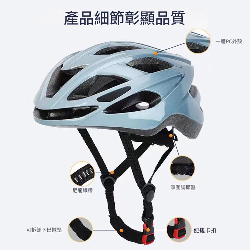 Top-of-the-line aerodynamic bicycle helmet - white, , large