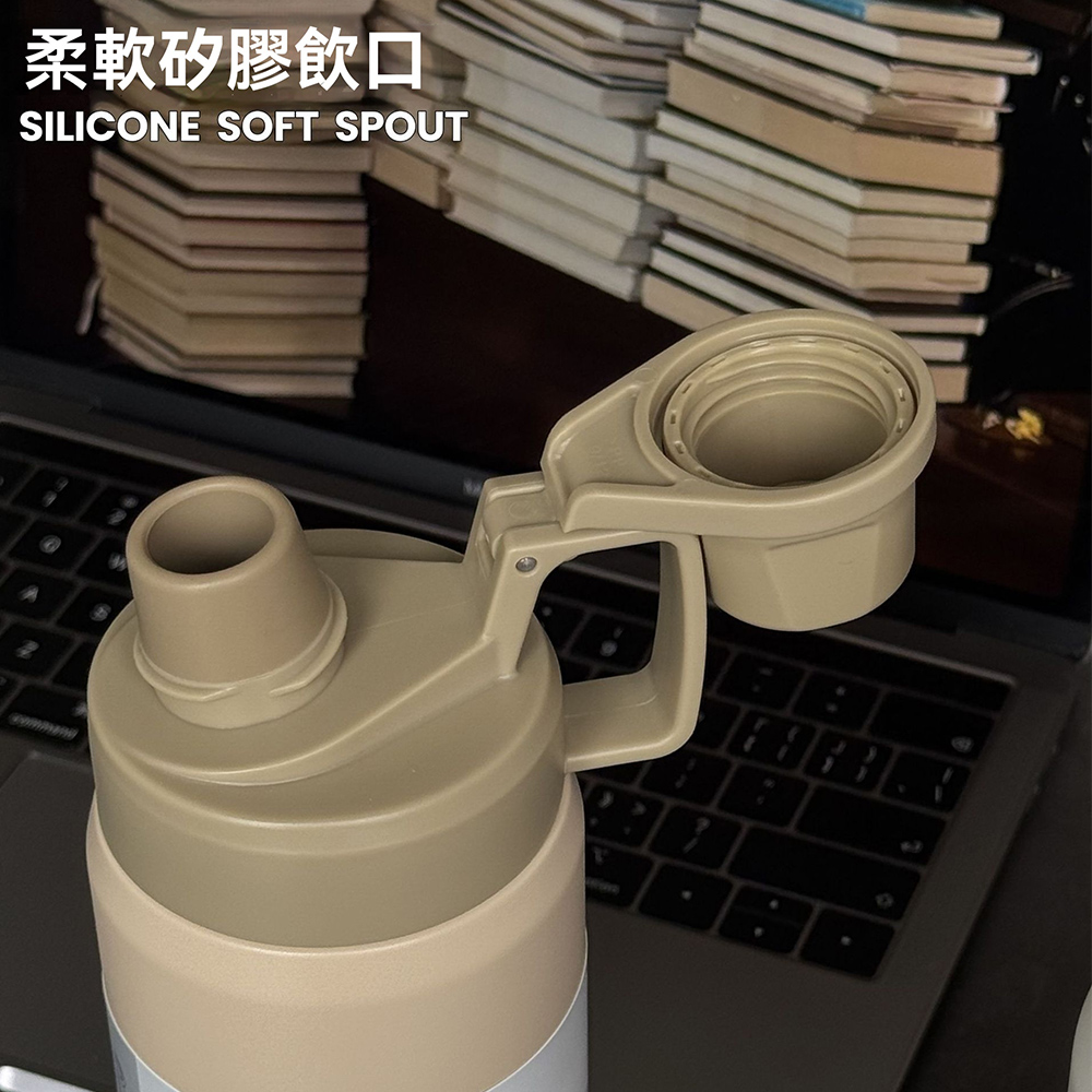 【H&R安室家】TYESO泰碩 提把304不鏽鋼保溫瓶750ml(H74), , large