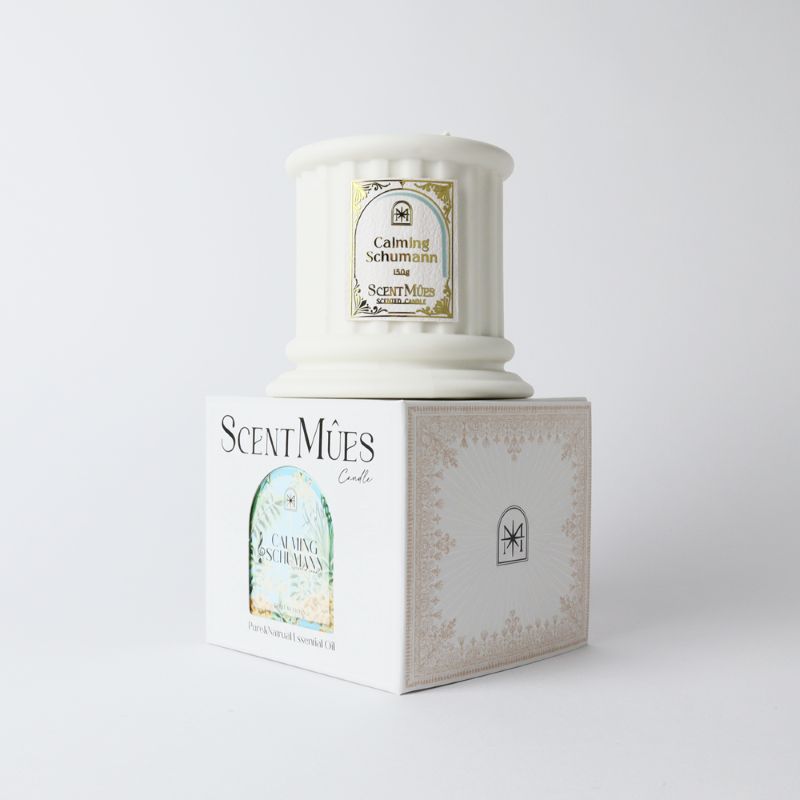 【ScentMûes森繆斯】大音樂家系列 沉靜舒曼 精油香氛大豆蠟燭 150g (高雅乳脂香), , large