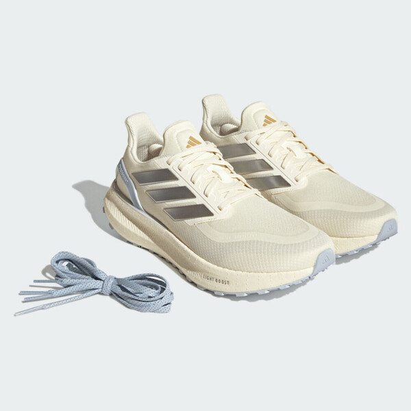Adidas Pureboost 5 Tr 男女 慢跑鞋 彈力 支撐 緩震 米 銀 [JR7676], , large