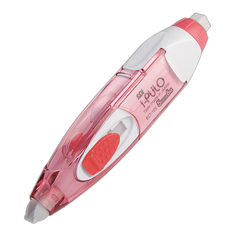 SDI雙主修兩用修正帶附替換帶, 5mmX6M粉紅, large