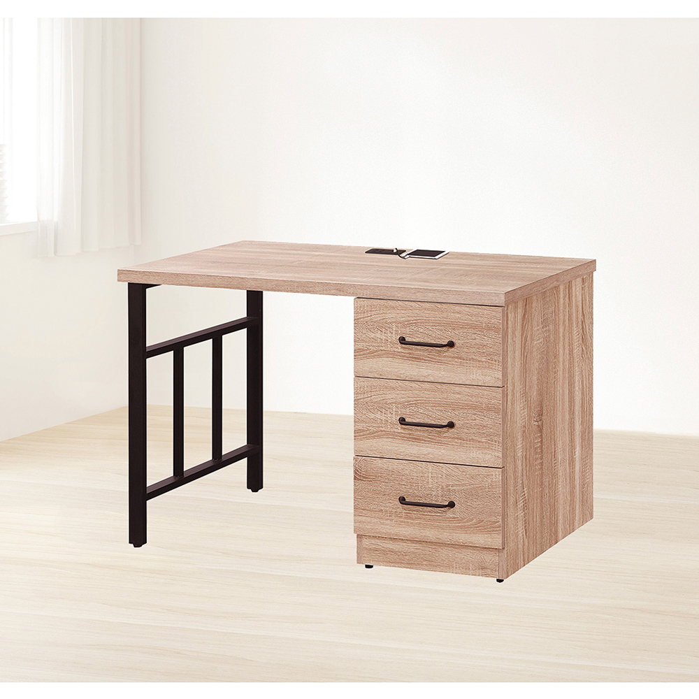 【唯熙傢俱】艾妲原切橡木4尺書架桌, , large