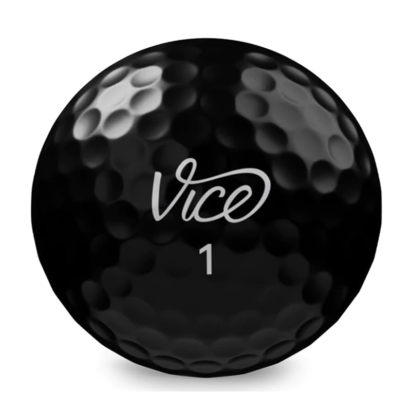 VICE PRO PLUS 高爾夫球 12入/盒 四層球 黑色, , large
