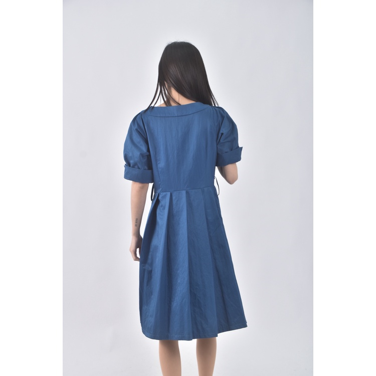 (S) lala氣質藍色洋裝二手衣, , large