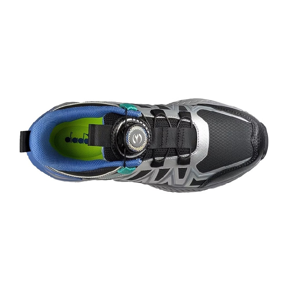 DIADORA迪亞多那 雷神大童慢跑鞋 童運動鞋 童鞋 寬楦 輕量 透氣 保護後跟 吸震 穩定 抗菌 除臭 黑紅 黑灰藍, , large