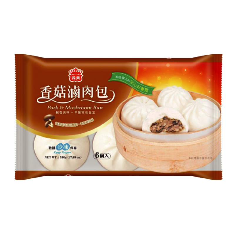 I-MEI Pork  Mushroom Bun, , large