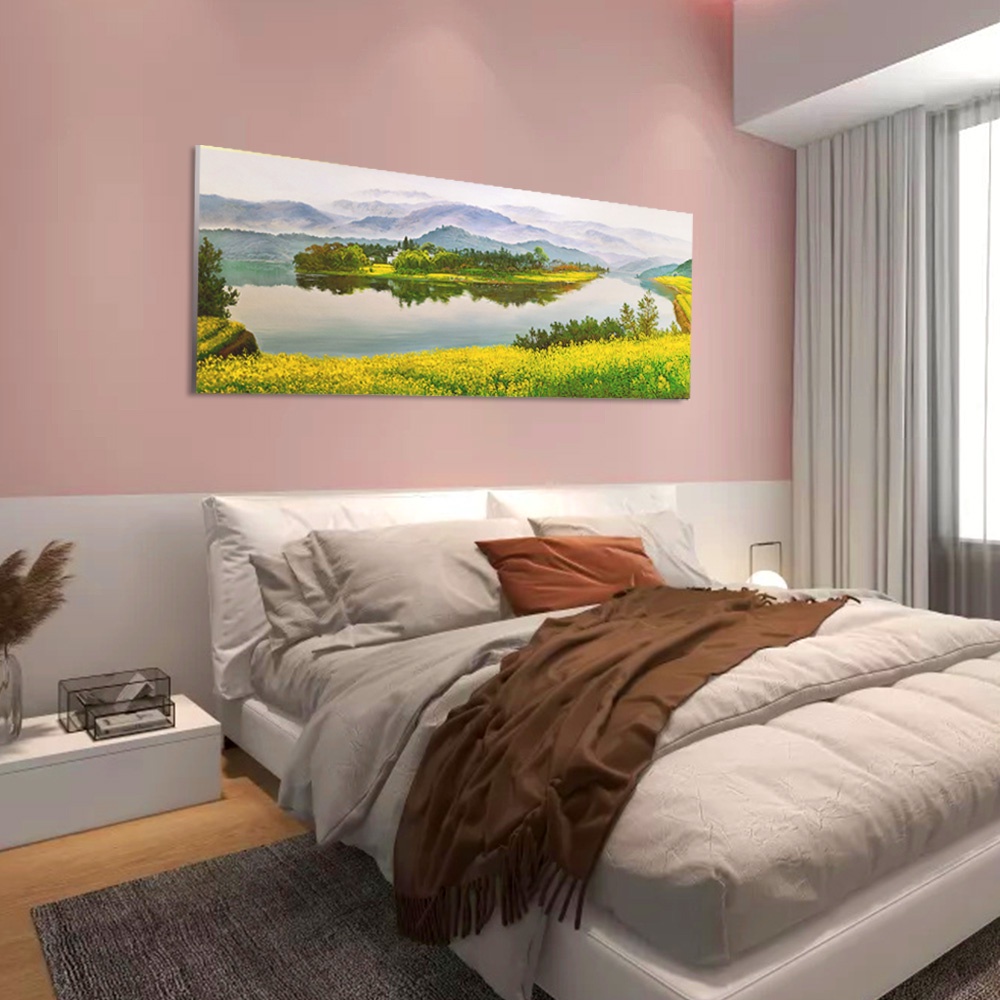 【御畫房】油彩花 國家一級畫師手繪油畫60×120cm(VF-35), , large