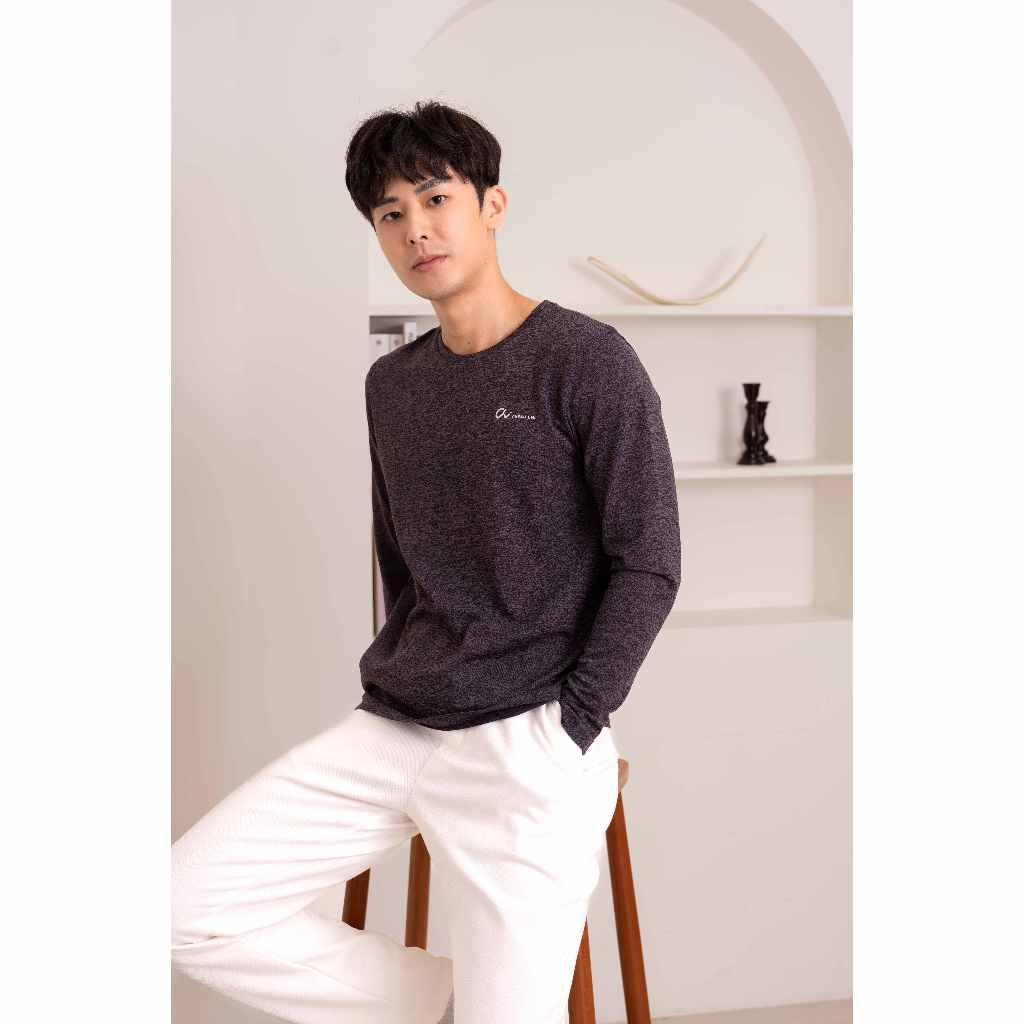 【Cheau Chi 】Graphene Thermal Base Layer Top - Antibacterial, Odor Control, Far-Infrared, Made in Taiwan, , large