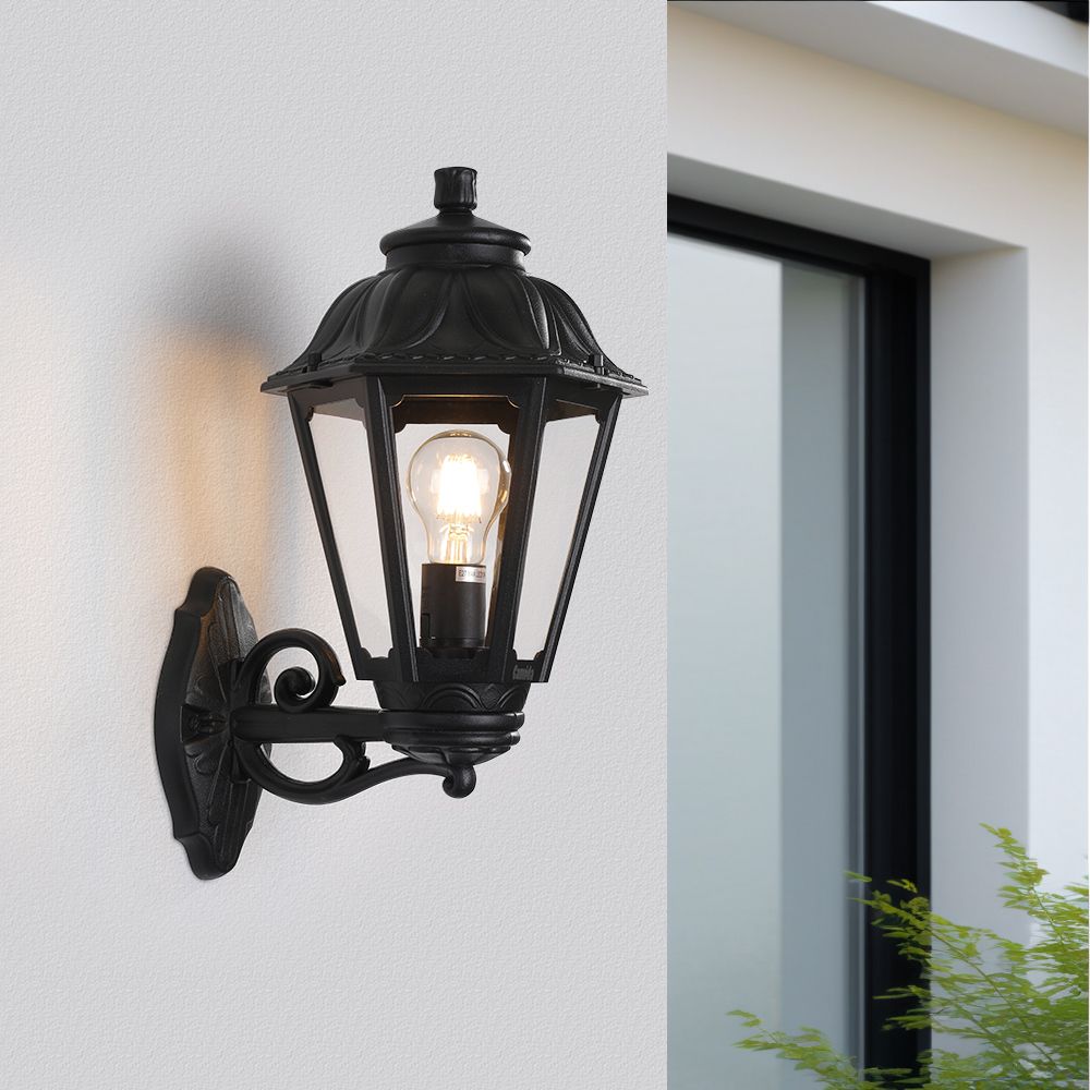 【卡米達】E27戶外庭園壁燈(CA1031WBK), , large