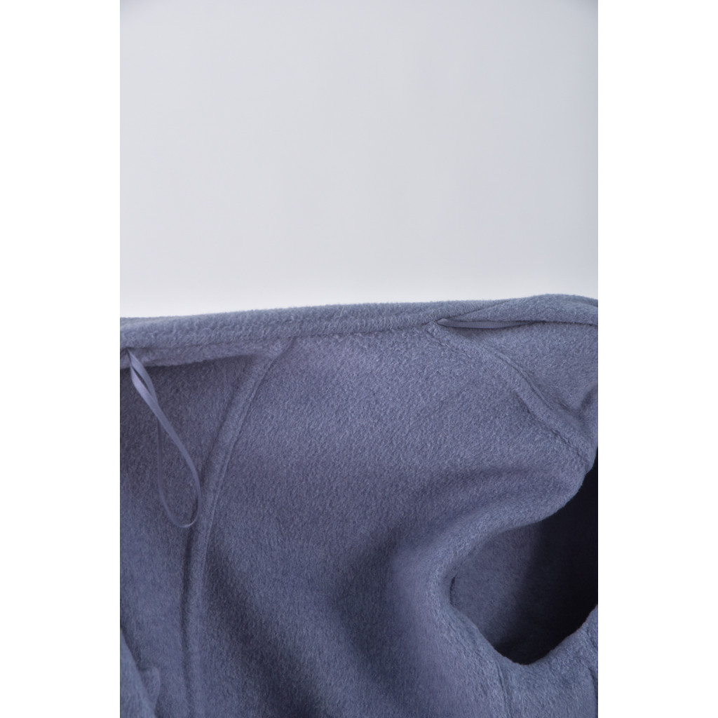 (L) uniqlo長版藍色外套二手衣, , large