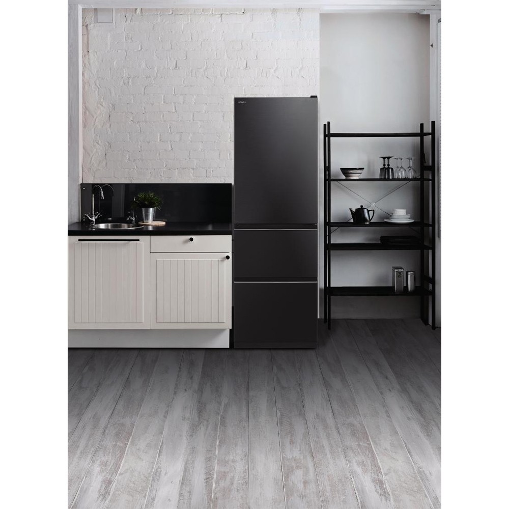 HITACHI 394L Inverter 3-Door Refrigerator RV41C Stardust Gray BBK / Stardust Gold CNX, , large
