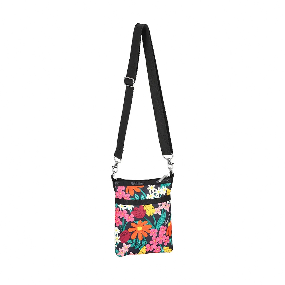 Lesportsac 3 Zip Crossbody 三層拉鍊斜背包/ 繽紛花園, , large