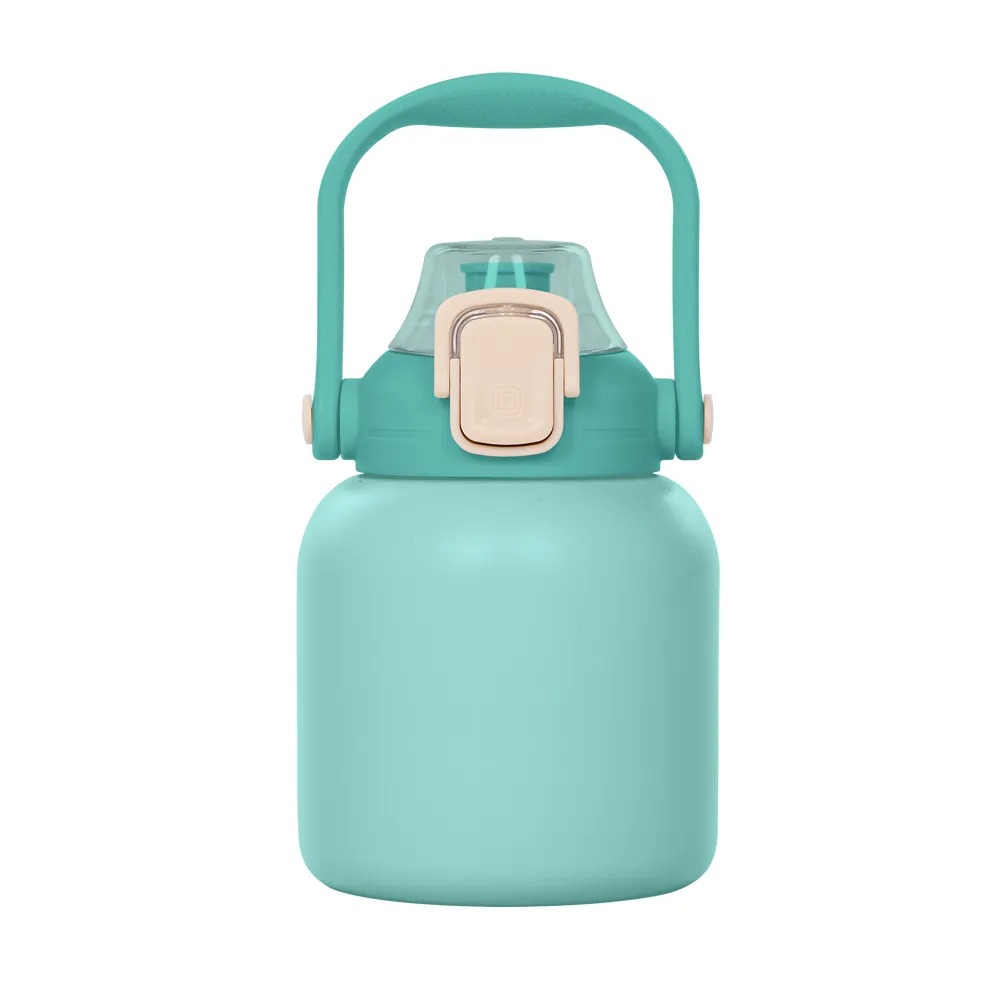 Portable pop-top bottle