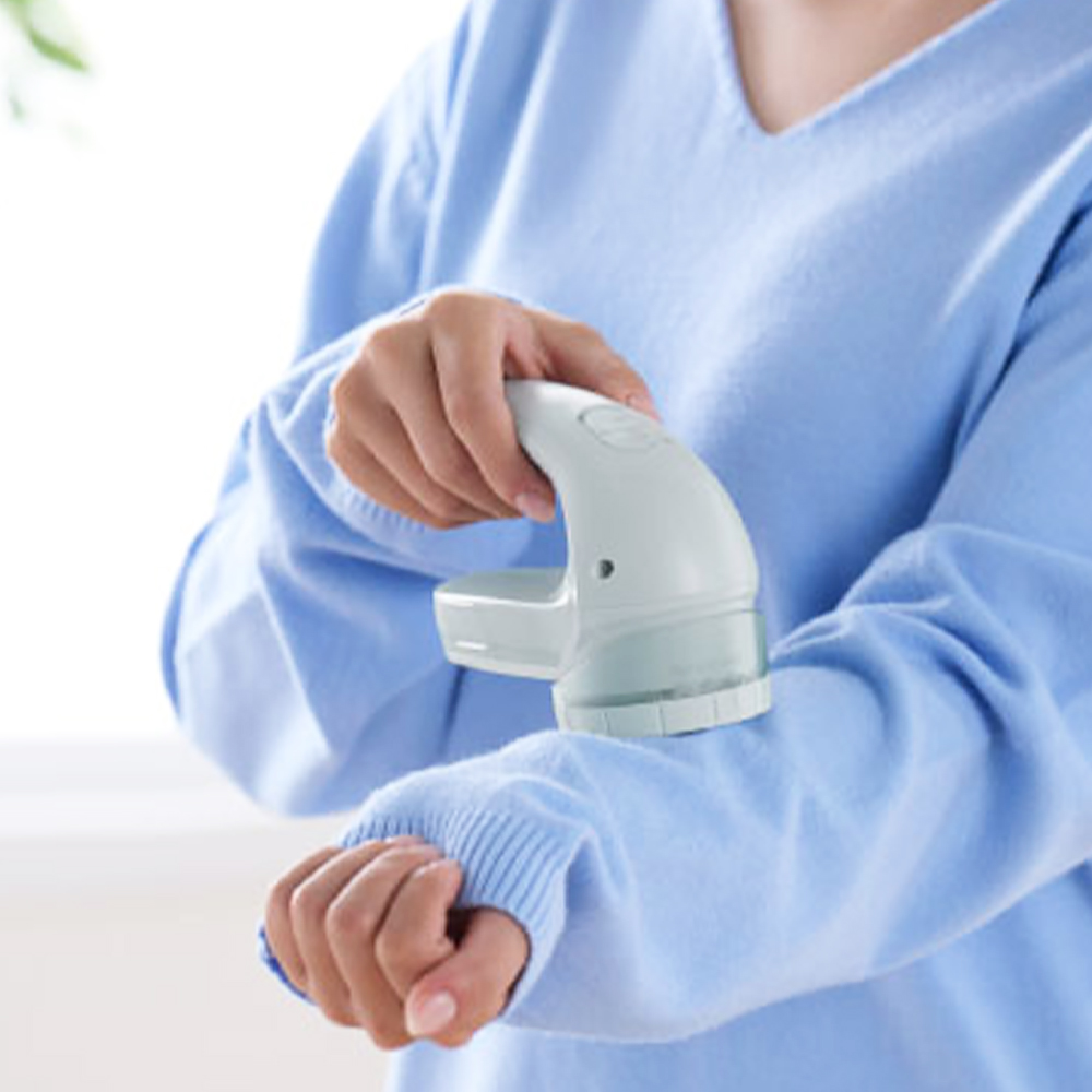 【日本TESCOM】五段式 衣物毛球去除機 電動除毛球機 去毛球機 不鏽鋼大口徑-5.1cm, , large