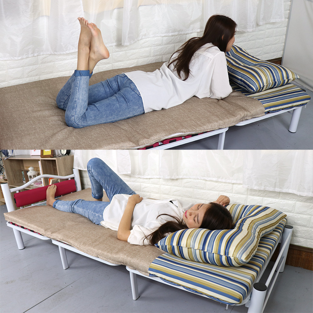 Mediterranean style simple and comfortable single mattress, 咖啡, large