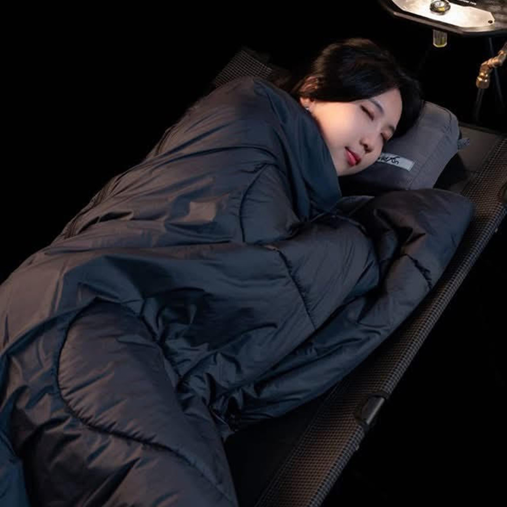 Wildfun 野放 輕暖石墨烯睡袋 速暖無冰冷感 高導熱 抗靜電 四季適用 附收納袋, , large