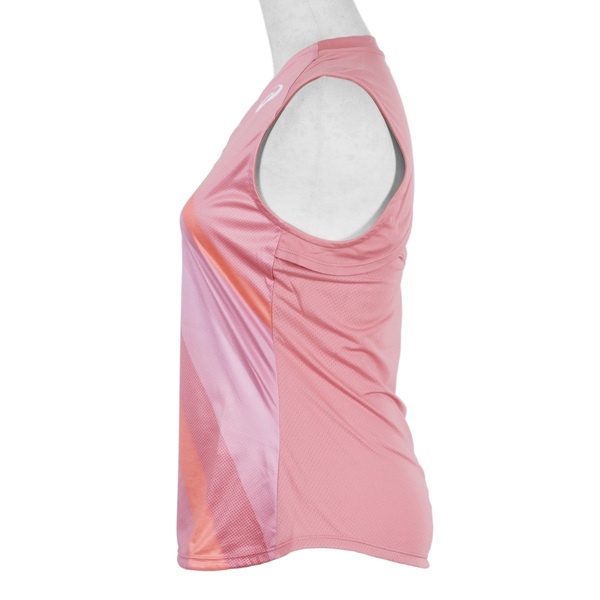 Asics 亞瑟士 女 網球服 無袖 背心 運動 訓練 透氣 防潑水網布 玫瑰粉 [2042A190-703], , large
