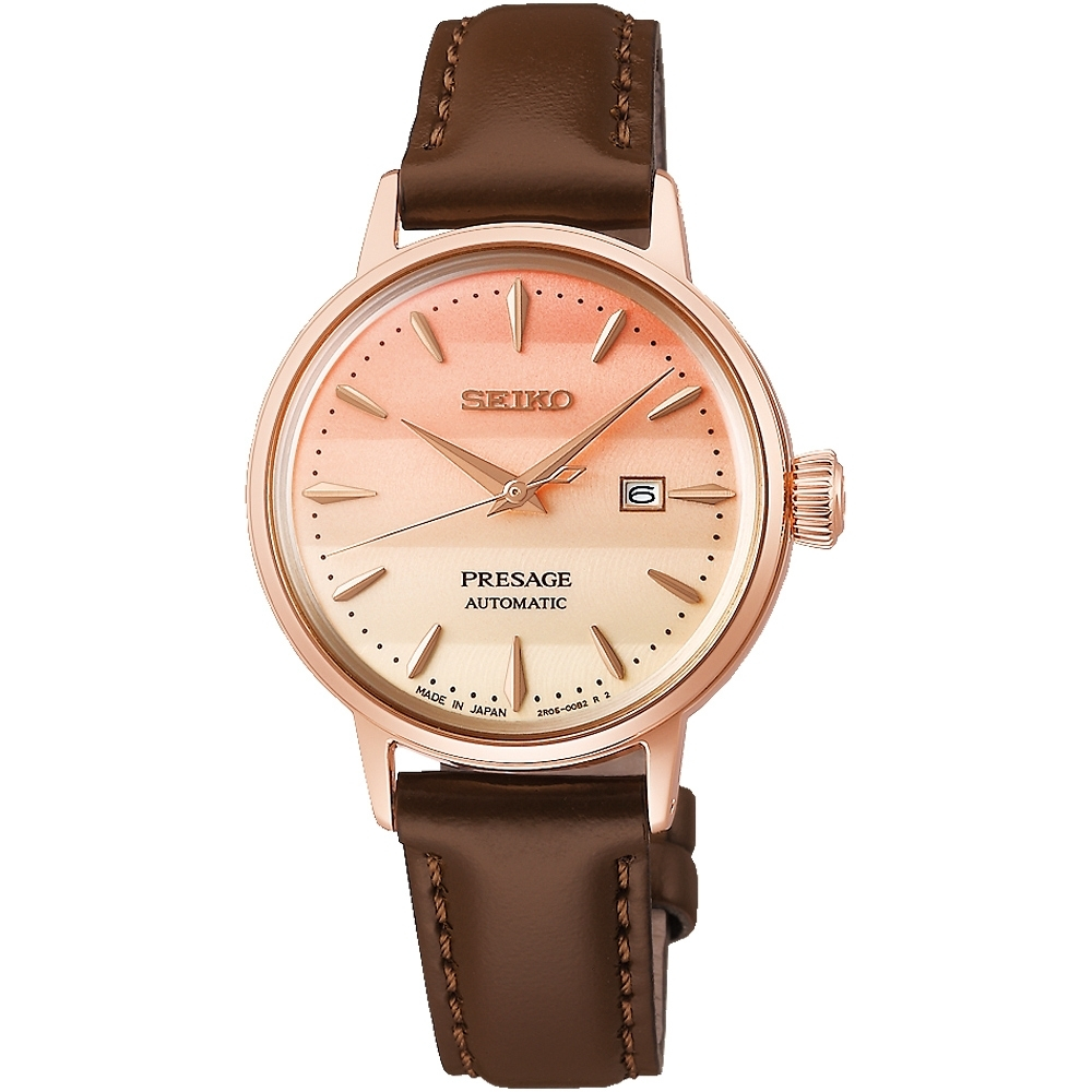 SEIKO 精工 PresageSTAR BAR 粉紅暮光聯名機械錶 SRE014J1/2R05-00B0P, , large