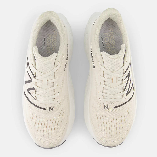 New Balance Fresh Foam X More V4 男 慢跑鞋 2E寬楦 厚底 米灰 [MMORHK4], , large