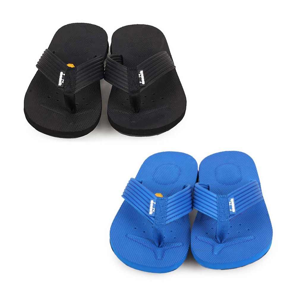 DIADORA迪亞多那 男人風運動拖鞋 人字拖 夾腳拖 休閒 逛街 居家 柔軟 吸震 透氣 排濕 散熱氣孔 防滑 黑 藍