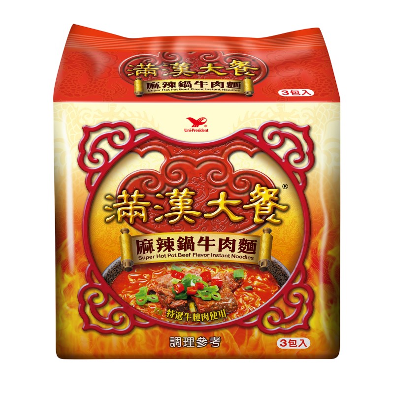 滿漢大餐麻辣鍋牛肉麵(袋)200g, , large