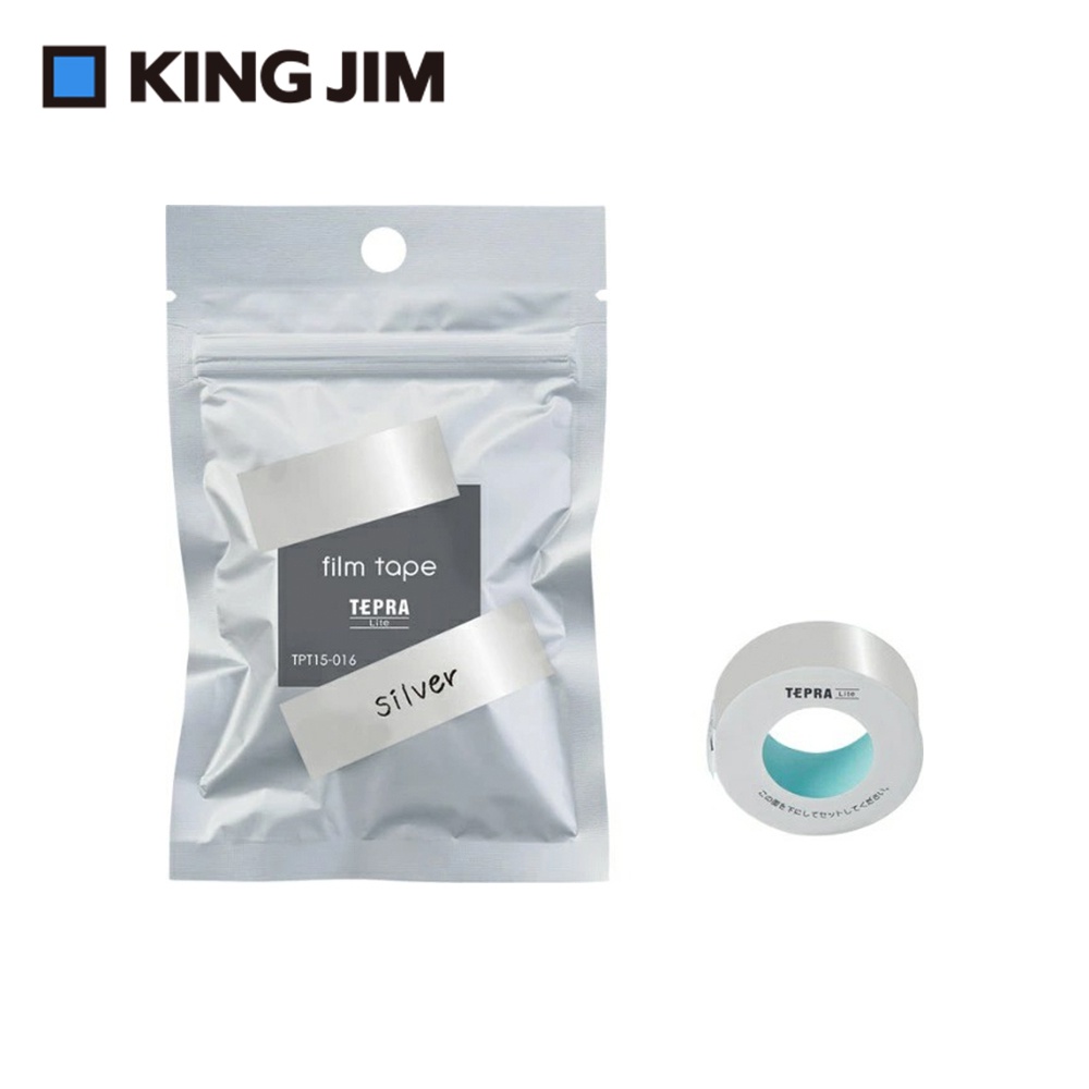 *需預訂【KING JIM】TEPRA LITE 熱感式標籤薄膜自黏膠帶 15mm金色(TPT15-015)