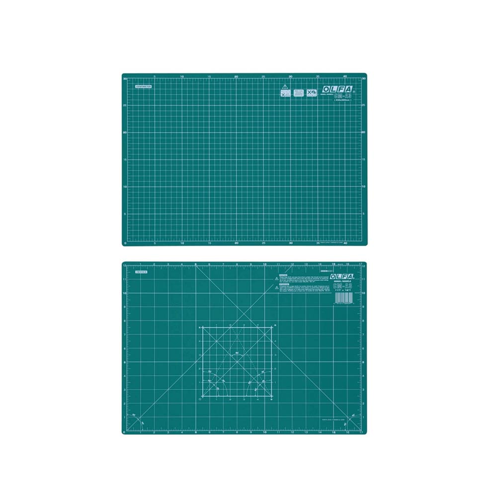 【OLFA】切割墊 綠色 320x450x2mm /個 CM-A3, , large