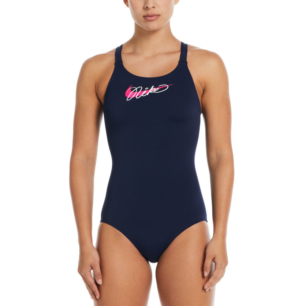 [秉宸] NIKE SWIM 初階連身泳裝 女泳裝 基礎泳裝 連身泳裝 NESSE018 24SS, , large