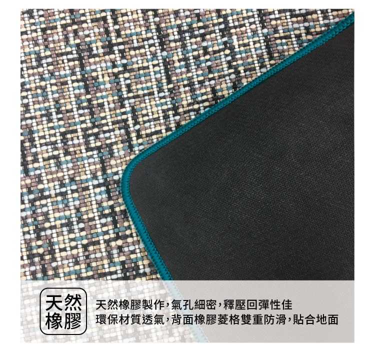 海洋迷彩舒壓布面地墊_約40x60cm, , large